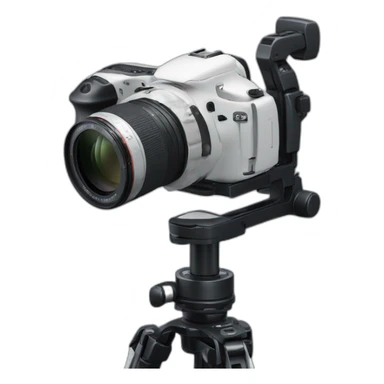 Canon camera on a gimbal sticker