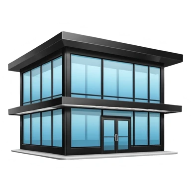 Self-service restaurants building sticker