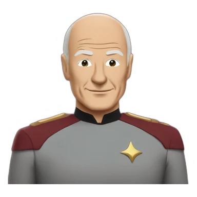 Captain Jean-luc Picard sticker