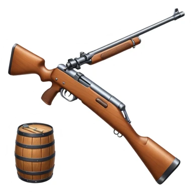 hunters rifle sticker