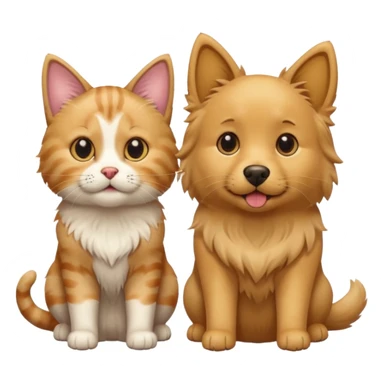 cats and dogs believe picture sticker