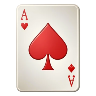 spinning playing card that switches between ace of spades, ace of hearts, ace of clubs, and ace of diamonds each rotation sticker