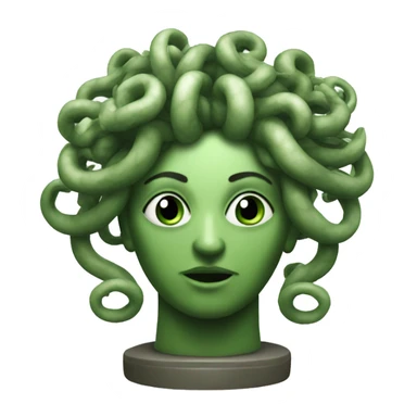 Medusa statue  sticker