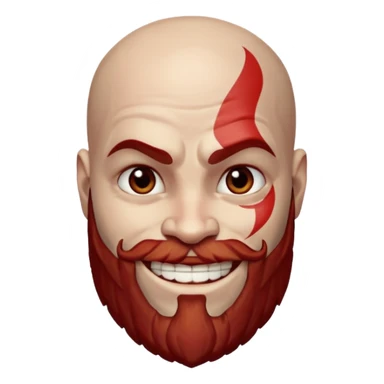 kratos smıle sticker