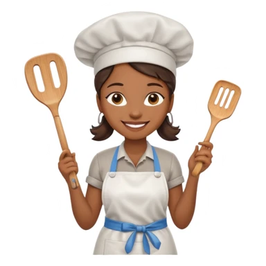 Food Truck Chef woman sticker