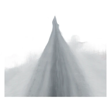 8 inch deep Snow covered country roads  sticker