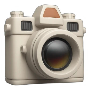 Plasticine slr film camera sticker