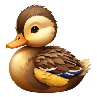 baby Mallard duck sticker