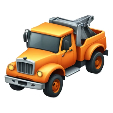 Tow truck and car sticker