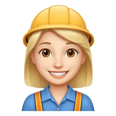 Friendly helper, one person sticker