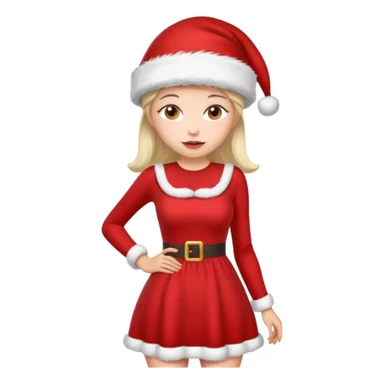 Dommy mommy Santa Clause sticker
