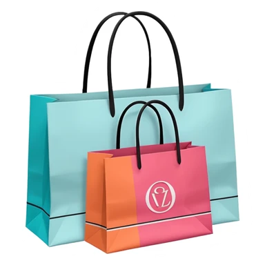 sephora and lululemon shopping bags sticker