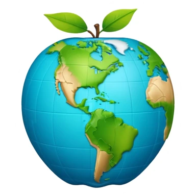 3D globe in Apple emoji style, Germany clearly marked in Europe, green arrow pointing from Germany to USA in North America, word 'VPN' in modern bold sans-serif font, smooth gradients, soft shadows, realistic 3D look, no other text, suitable for Instagram Reel sticker