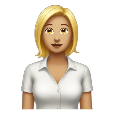 Woman loundry sticker