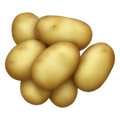 Plate of potatoes sticker