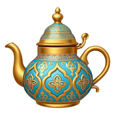 moroccan style teapot sticker
