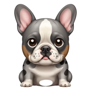 French bulldog Merle  sticker