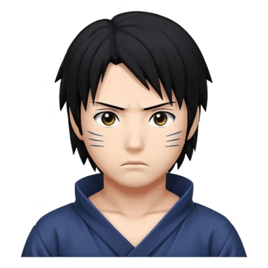 Sasuke on pose sticker