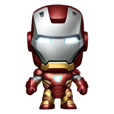 Iron man with bow  sticker