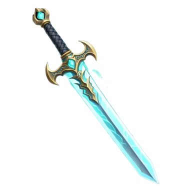 magical greatsword with a eldricth powers in it sticker
