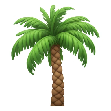 Pink palm puff sticker