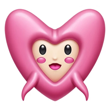 pink vulva with appearing moist sticker