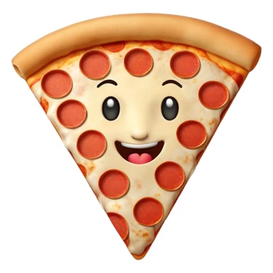 Pizza telling a joke  sticker