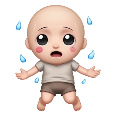 Binding of Isaac jumping cute sticker