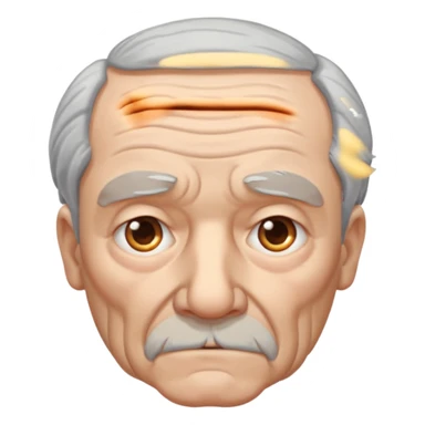 anciano triste sticker