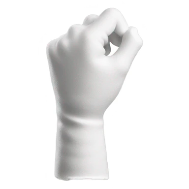 Bent arm in a plaster cast sticker