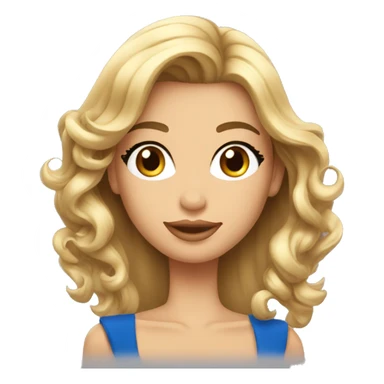 miss france avec de long cheveux sticker