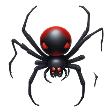 Black widow  head  sticker