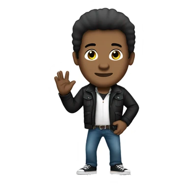 create a full body benjamic franklin bitmoji with a yes sign in one hand and no sign in the other  sticker