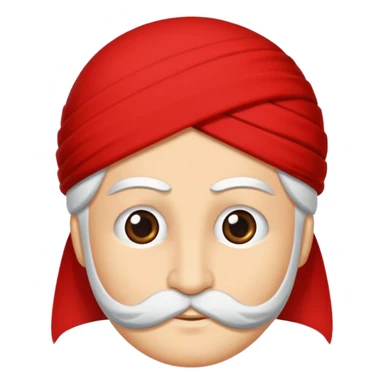 Arkaplanı mavi, içinde beyaz ay ve yıldız olan bayrak sticker