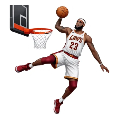 lebron dunk sticker