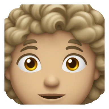 Persona sorprendida señalando sticker