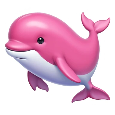 Ballena rosa sticker