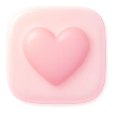 pink icon, soft and dreamy sticker