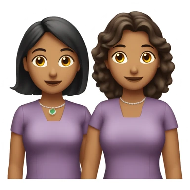 3 Hispanic females at church  sticker