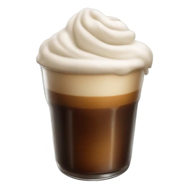 Cold brew with cold foam sticker