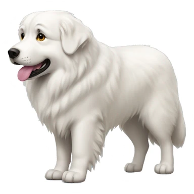 Great Pyrenees dog sticker