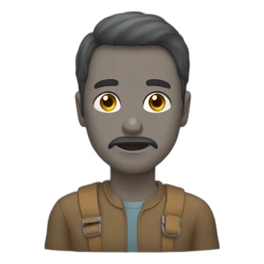 Un gars qui pleure  sticker