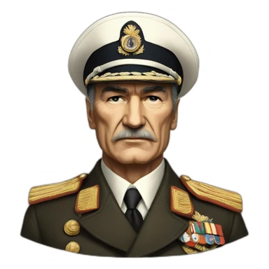 Mustafa Kemal Atatürk Admiral sticker
