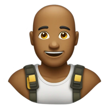 Créé un émoji tête ronde gentil qui est sincère sticker