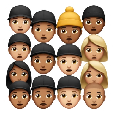 make a French urban rap emoji pack mixing city elements, emotional tension, dim street lighting and expressive faces to reflect lyrical depth sticker