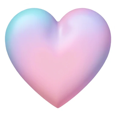 Heart melted pastel sticker