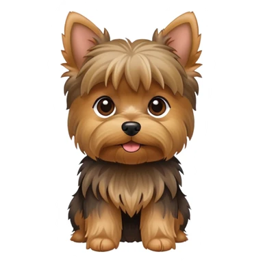 Yorkie dog sticker