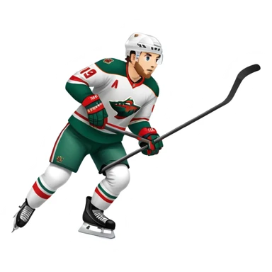 Minnesota Wild ice hockey  sticker