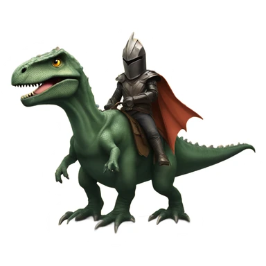 Sauron riding a dinosaur sticker