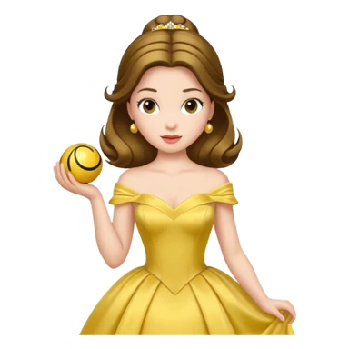 Belle from Beauty and the Beast sticker